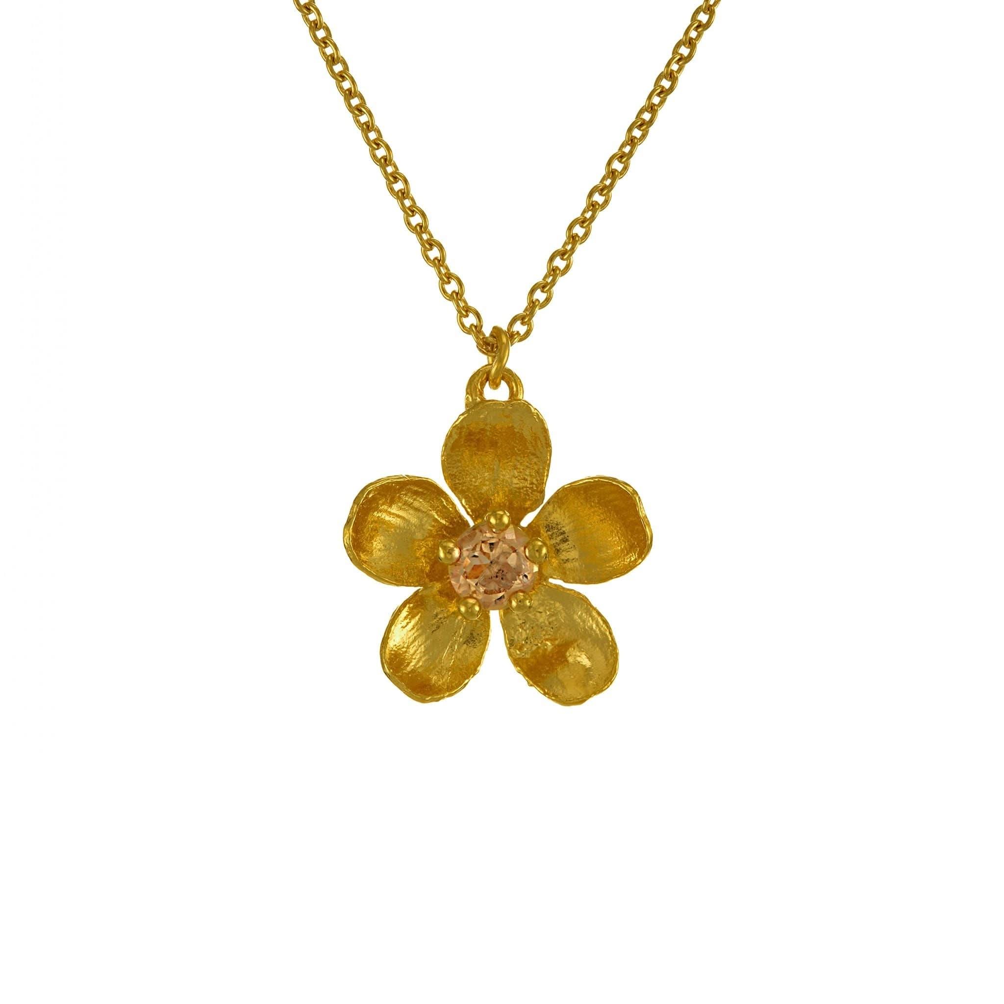 Alex Monroe Jewellery Alex Monroe Citrine Buttercup Pendant