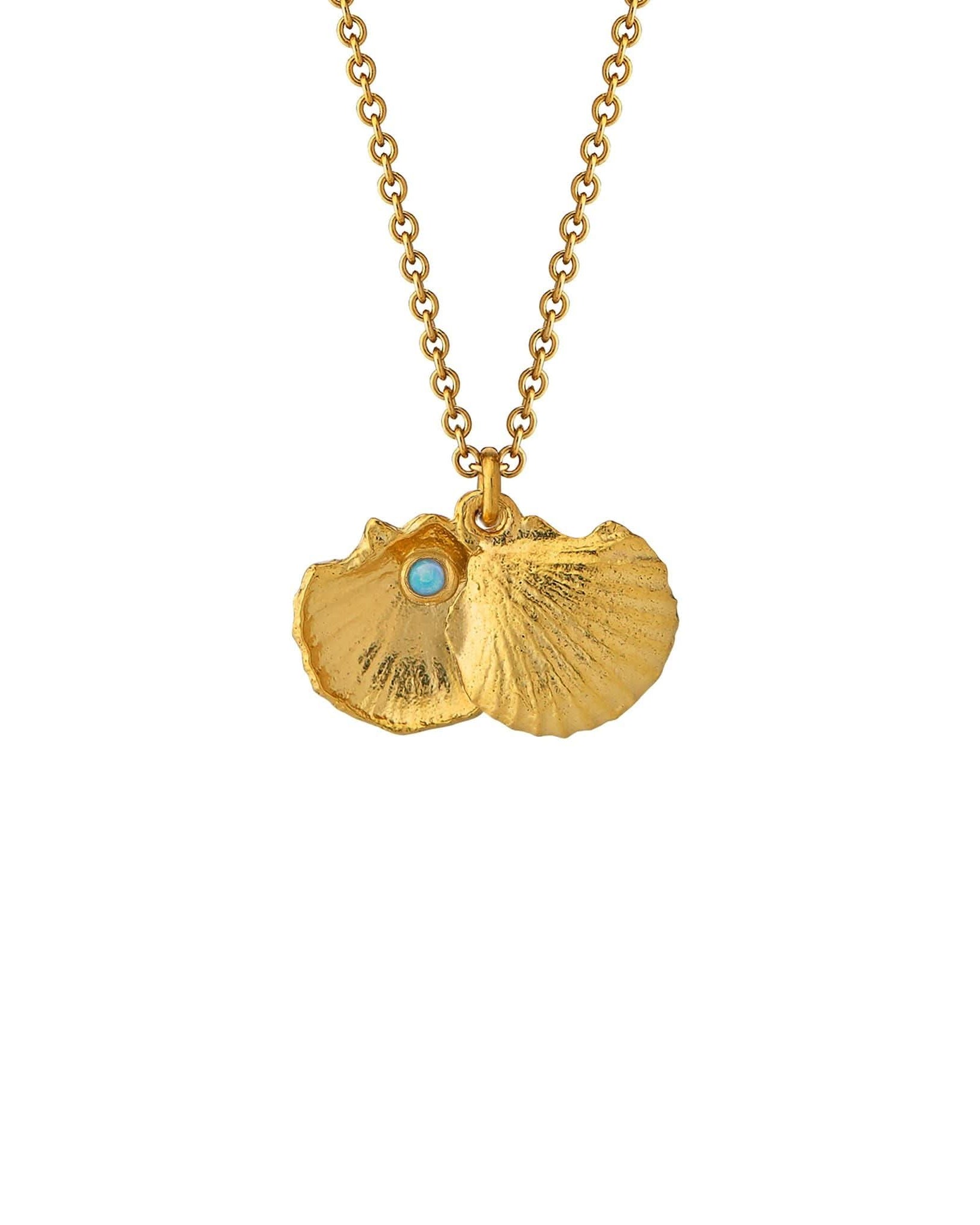 Alex Monroe Jewellery Alex Monroe Open Shell Opal Pendant