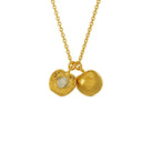 Alex Monroe Jewellery Alex Monroe Split Peach Pendant