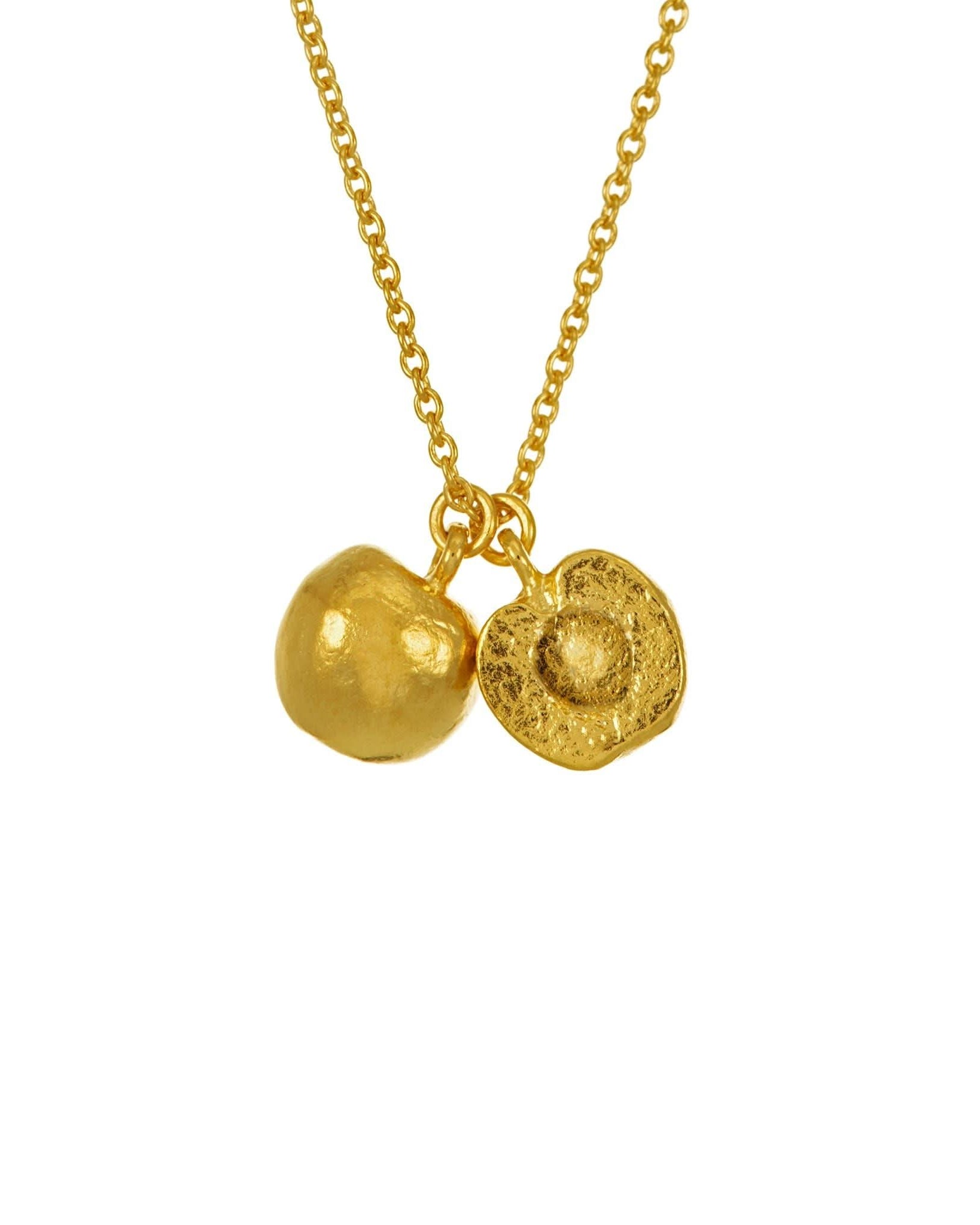 Alex Monroe Jewellery Alex Monroe Split Peach Pendant