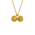 Alex Monroe Jewellery Alex Monroe Split Peach Pendant