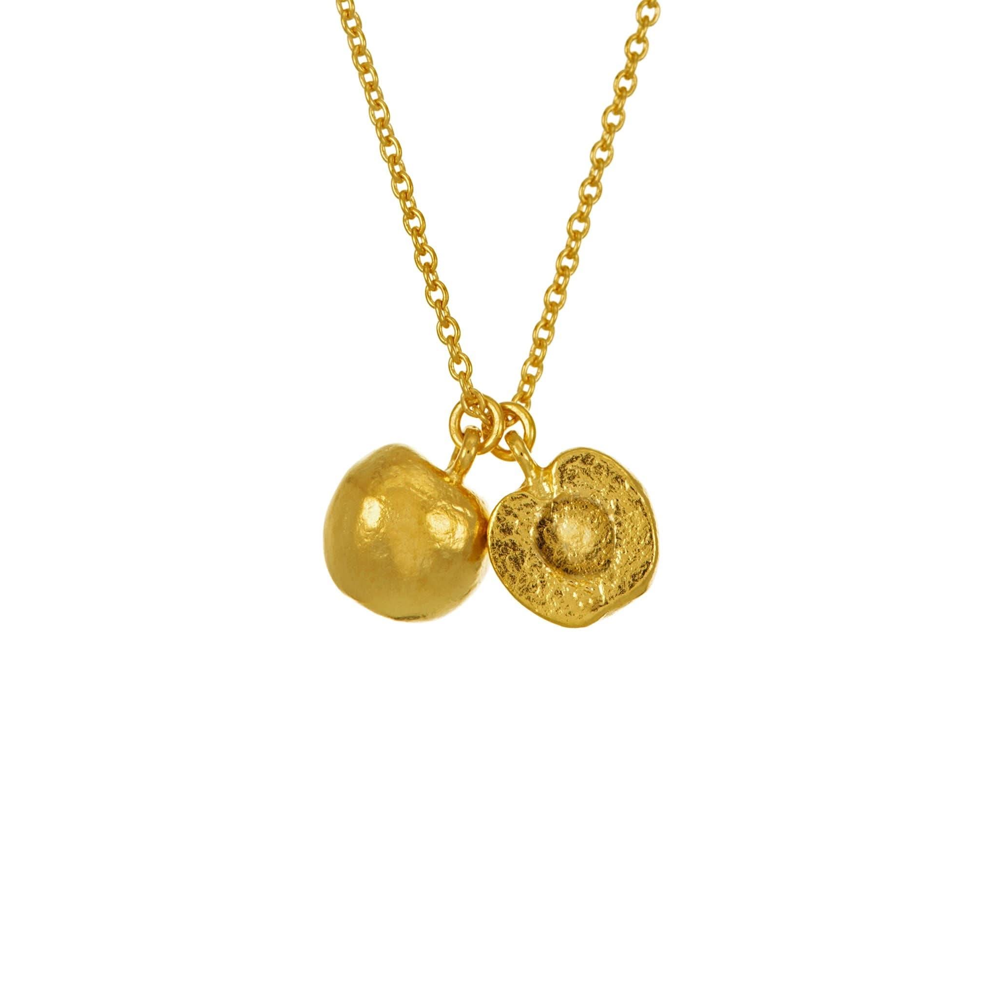 Alex Monroe Jewellery Alex Monroe Split Peach Pendant