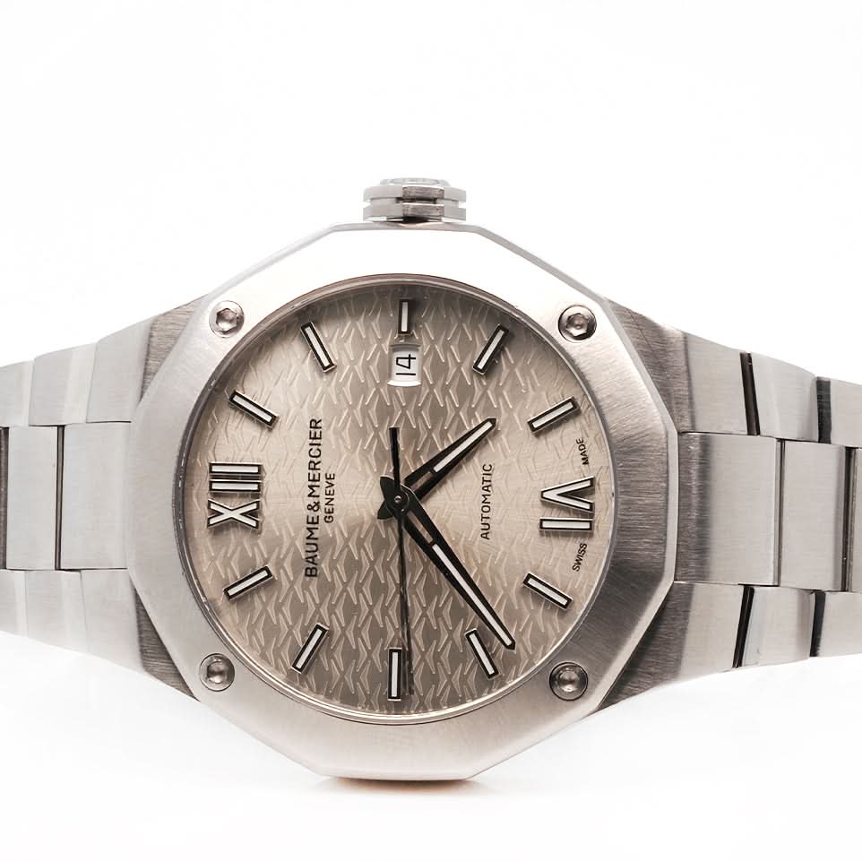 Baume et Mercier Luxury Watches Baume & Mercier Riviera Gents Steel Automatic Watch