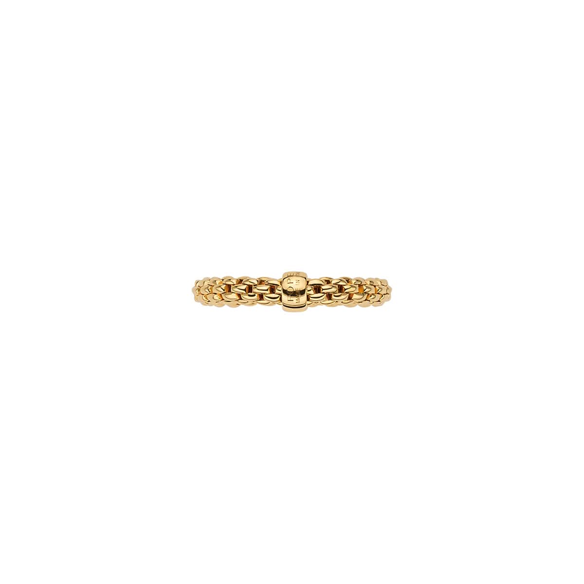 FOPE Designer Jewellery FOPE Essentials 18ct Yellow Gold 'Flex'it' Ring