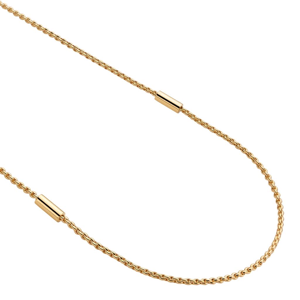 FOPE Jewellery FOPE ARIA 18ct Yellow Gold Long Necklace with Diamonds