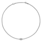 FOPE Jewellery FOPE EKA 18ct White Gold Necklace with Rhombus-set Diamonds
