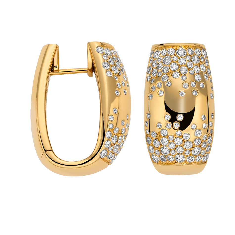 FOPE Jewellery Love Nest Earrings with Diamond Pavé