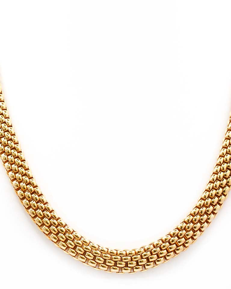 FOPE Jewellery Pre-Owned 18ct Yellow Gold Flat Rope Fope Necklace