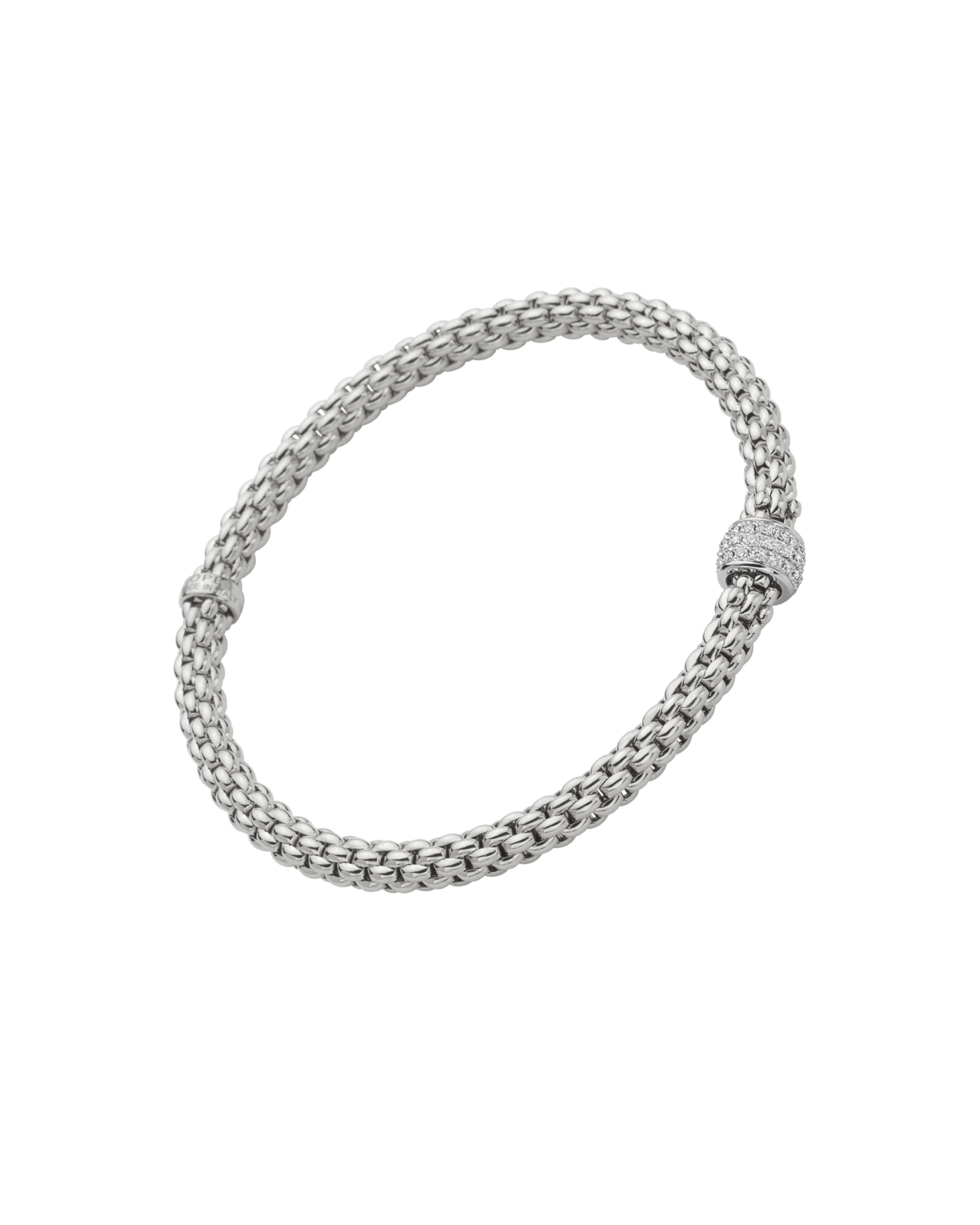 FOPE Jewellery Solo Collection Flex'it bracelet with diamonds