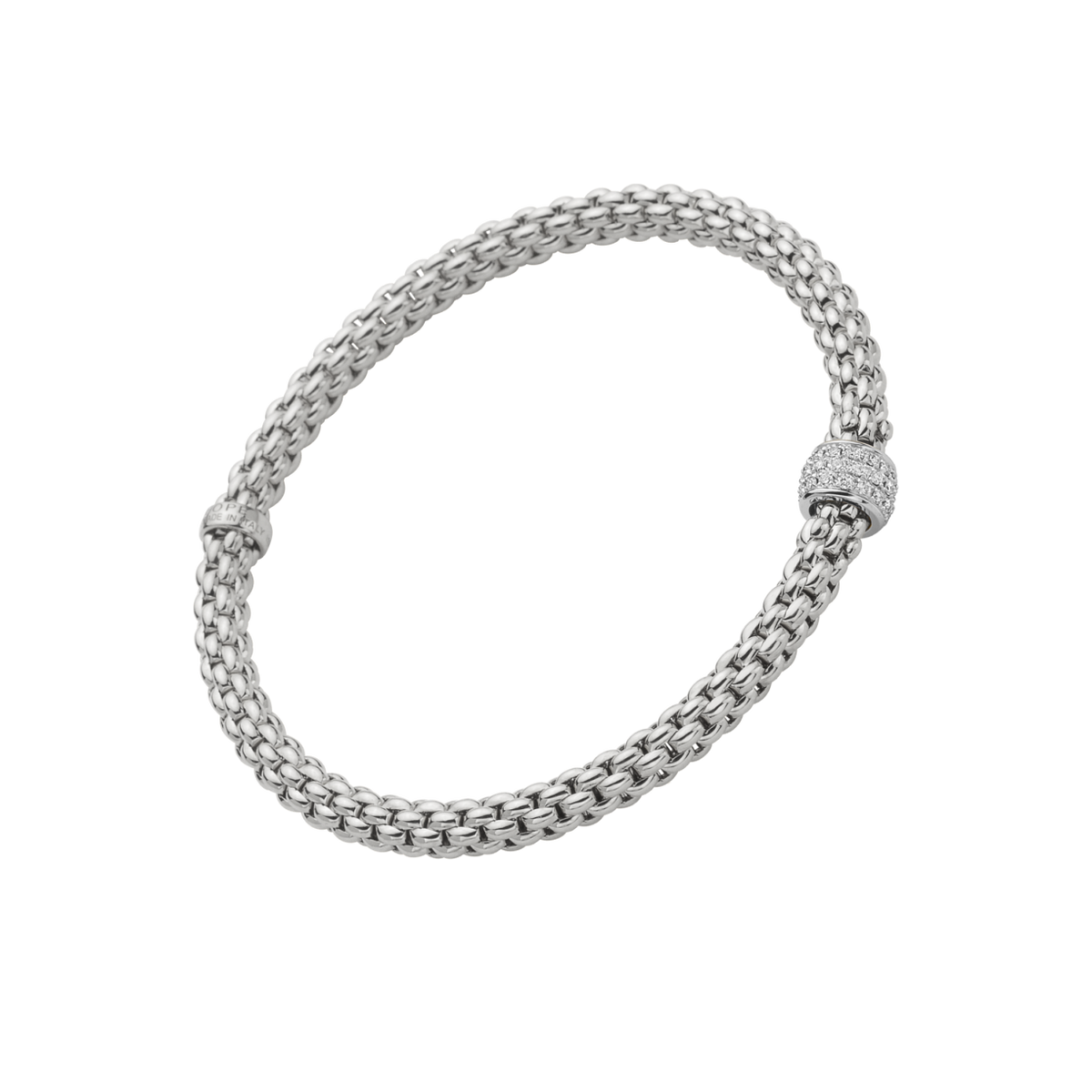 FOPE Jewellery Solo Collection Flex'it bracelet with diamonds