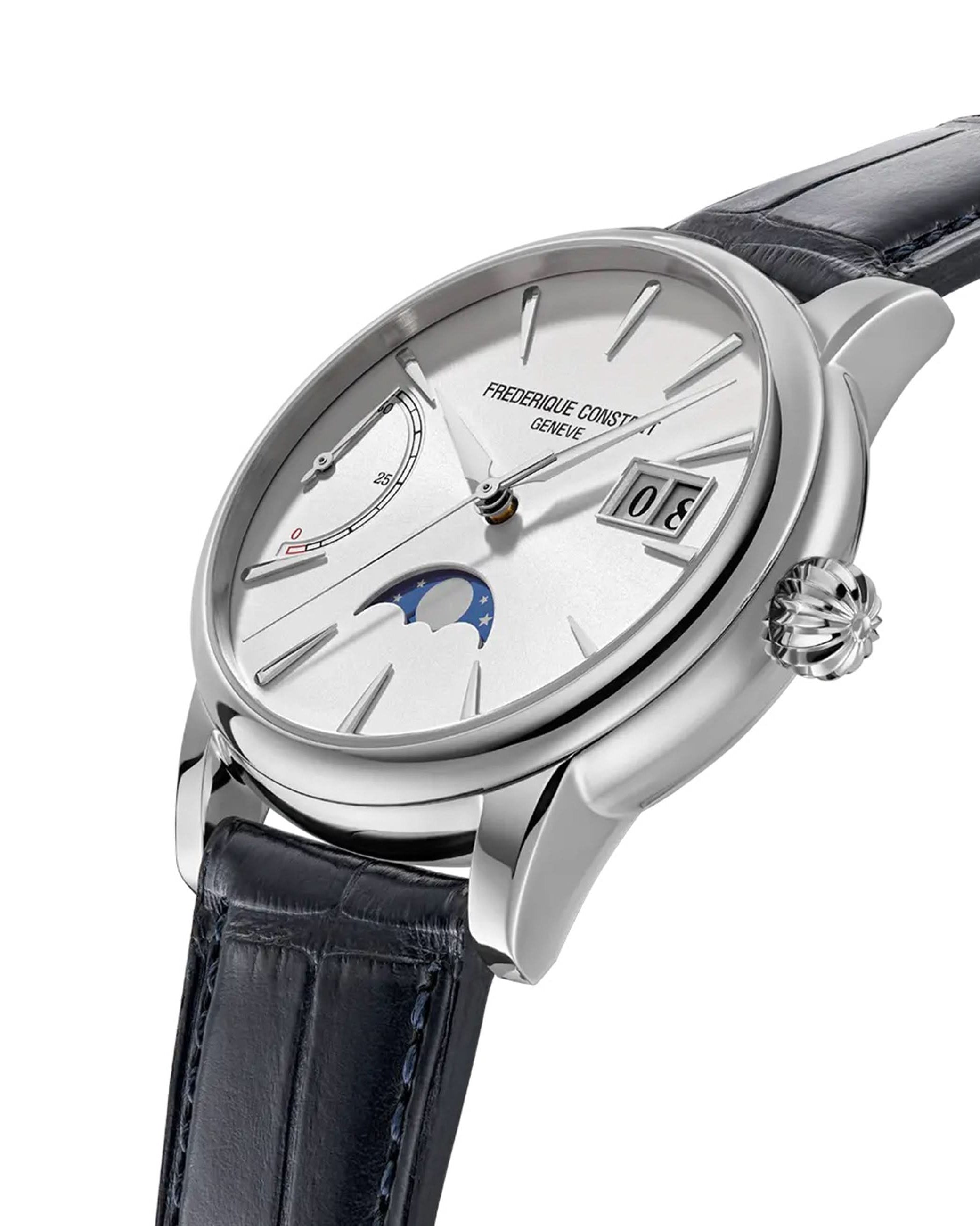 Frederique Constant Luxury Watch Frederique Constant Classic Power Reserve Big Date Manufacture Automatic Watch, FC-735S3H6