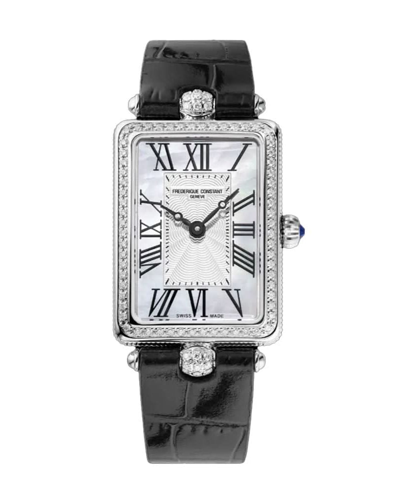 Frederique Constant Luxury Watch Frederique Constant Classics Art Deco Carree Quartz Watch 40mm FC-200MPW2ACD6