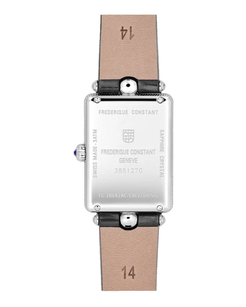 Frederique Constant Luxury Watch Frederique Constant Classics Art Deco Carree Quartz Watch 40mm FC-200MPW2ACD6