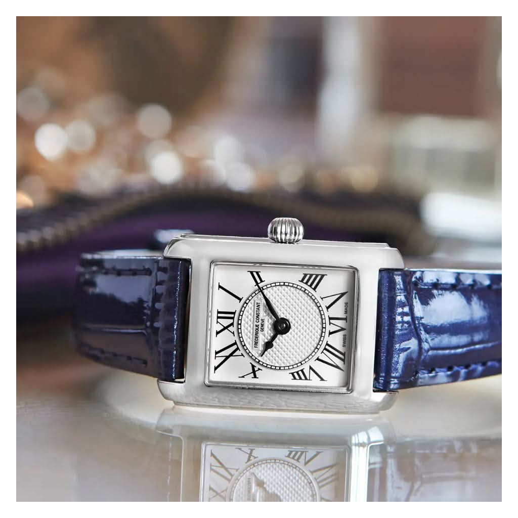 Frederique Constant Luxury Watch Frederique Constant Classics Carrée Quartz Watch FC-200MC16