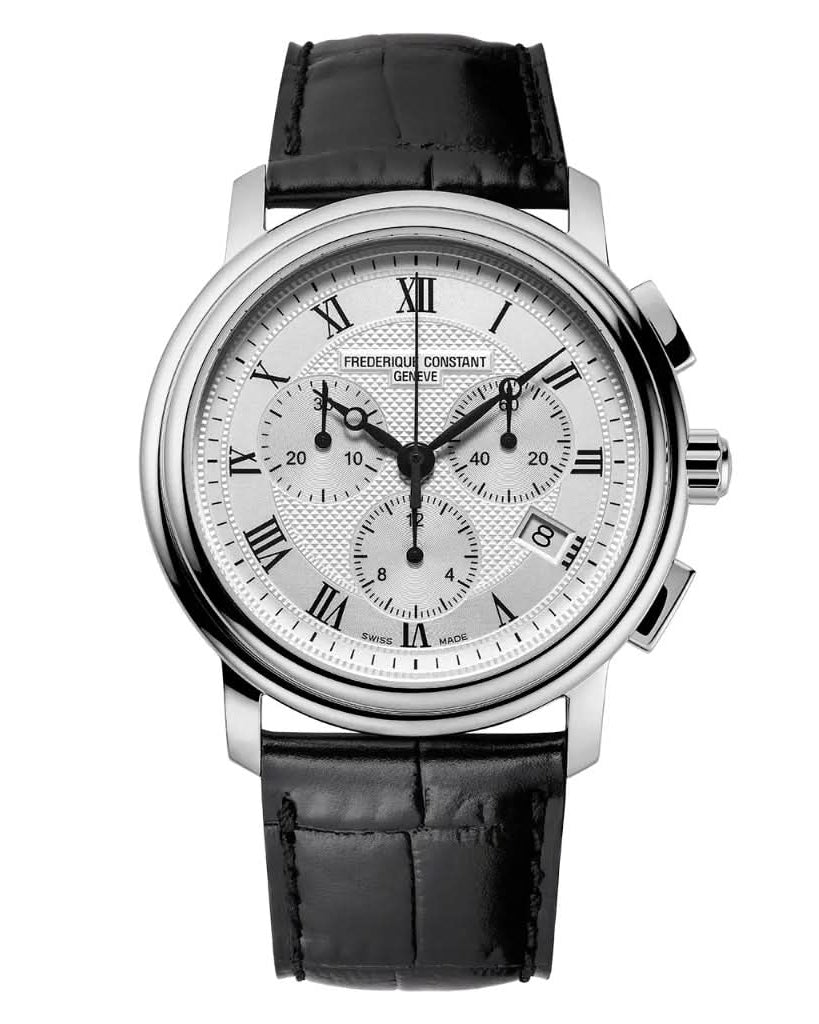 Frederique Constant Luxury Watch Frederique Constant Classics Quartz Chronograph Date Watch FC-292MC4P6