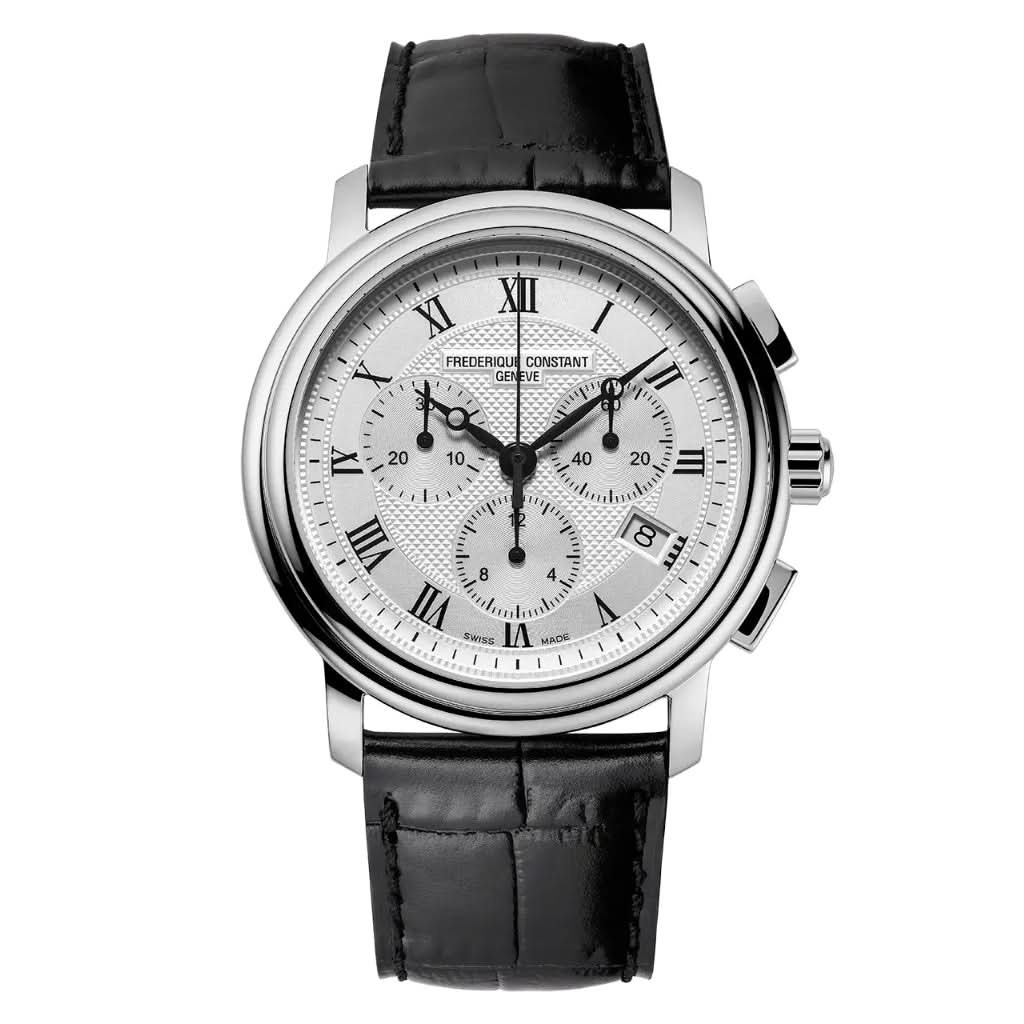 Frederique Constant Luxury Watch Frederique Constant Classics Quartz Chronograph Date Watch FC-292MC4P6