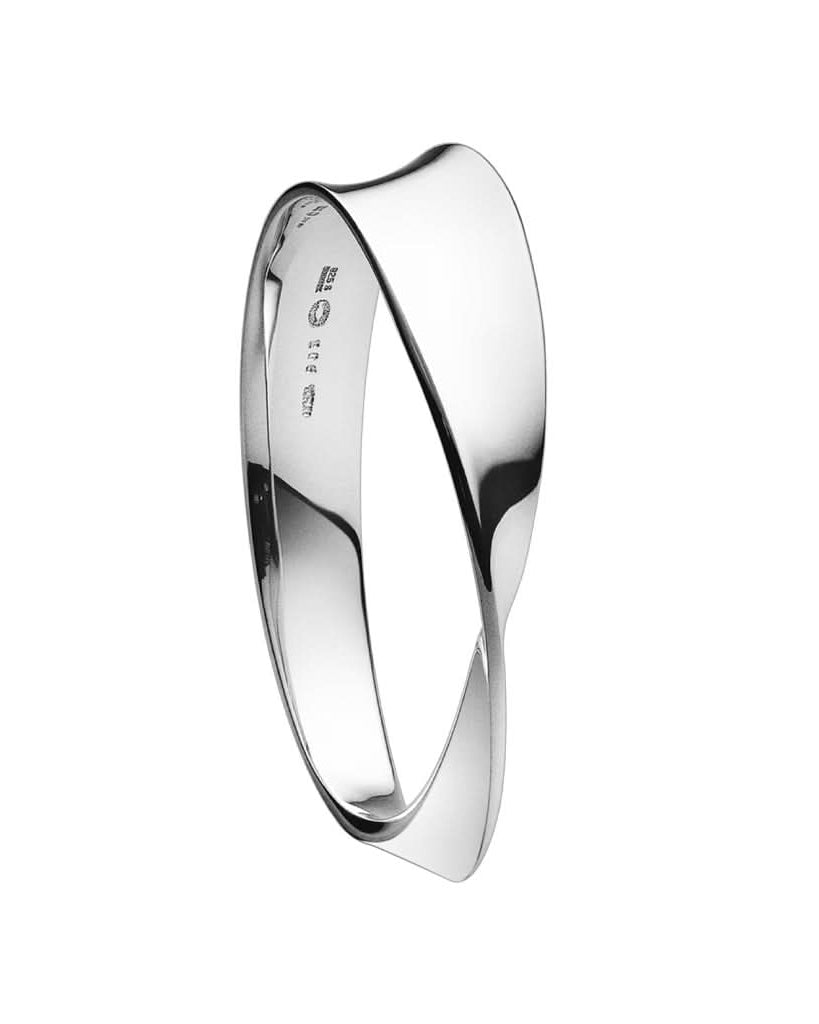 Georg Jensen Designer Jewellery Georg Jensen Silver Mobius bangle 20000523