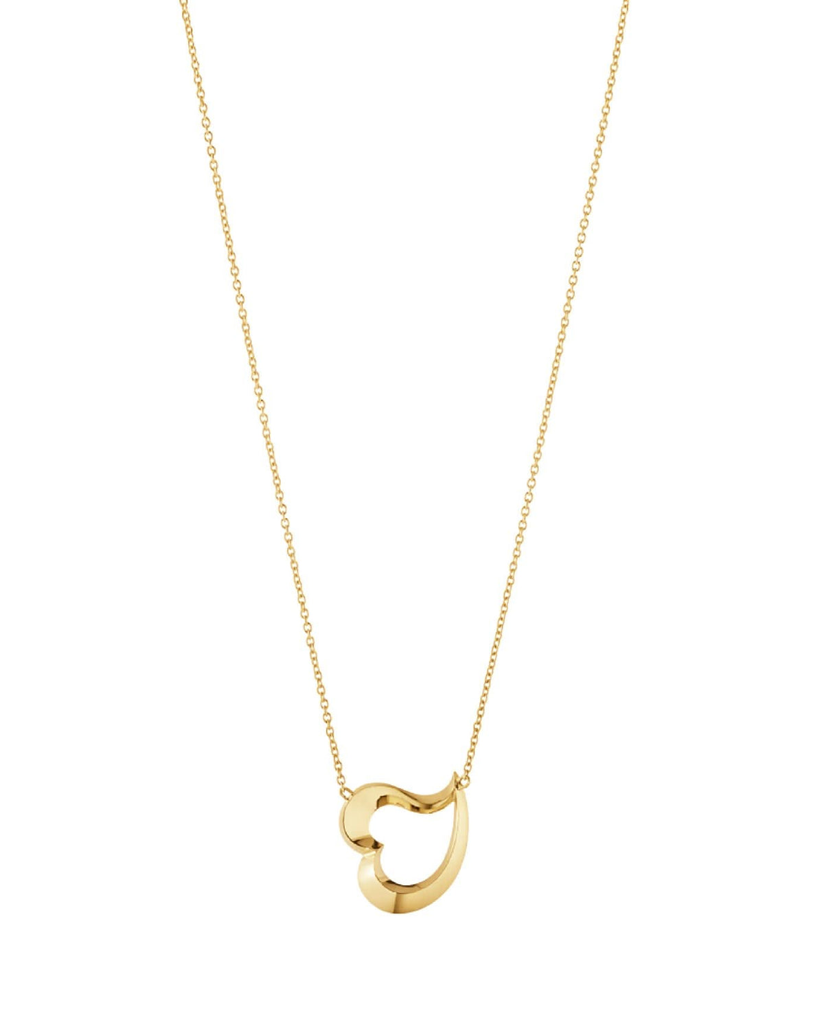 Georg Jensen Jewellery Georg Jensen 18ct Yellow Gold Heart Pendant (20001068)