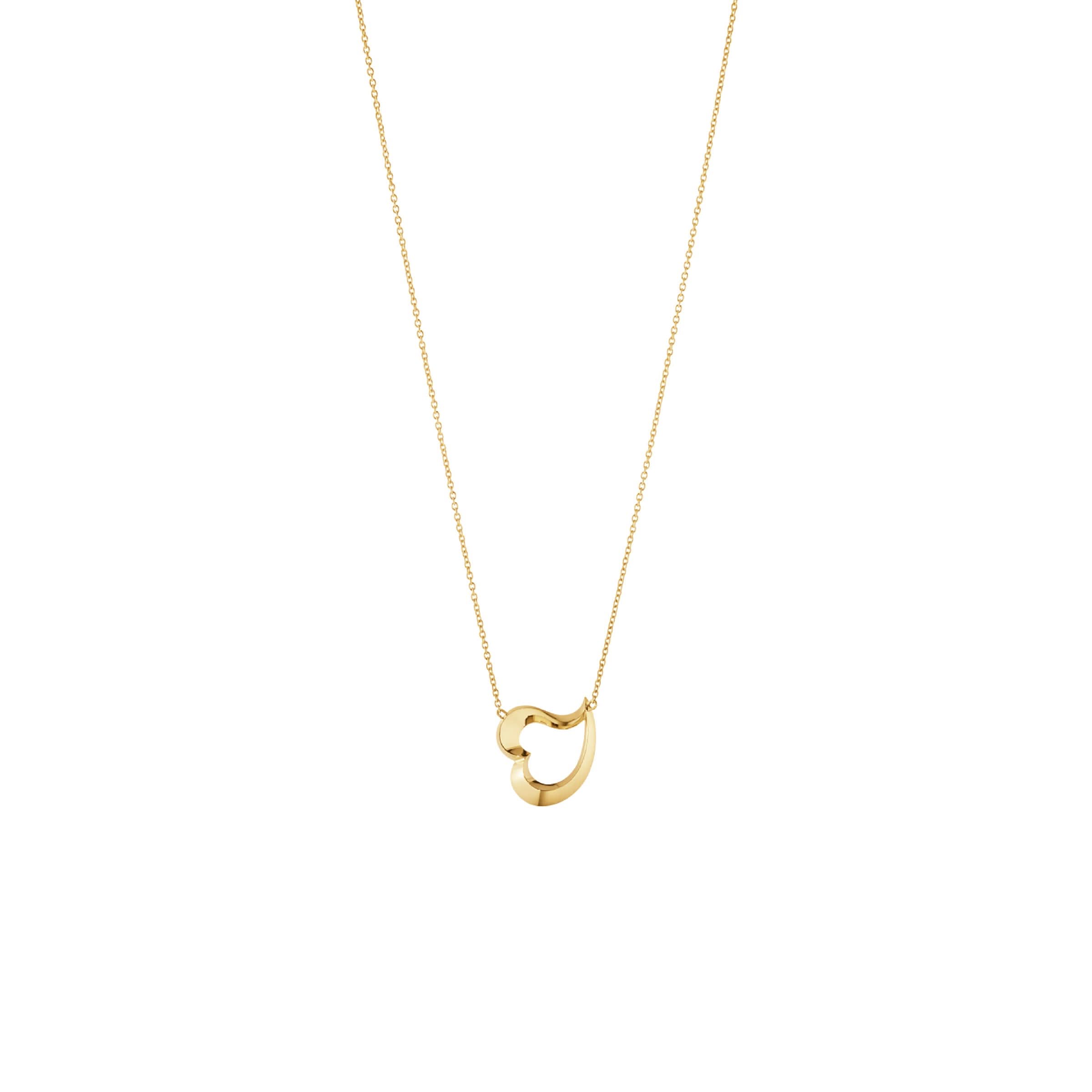 Georg Jensen Jewellery Georg Jensen 18ct Yellow Gold Heart Pendant (20001068)