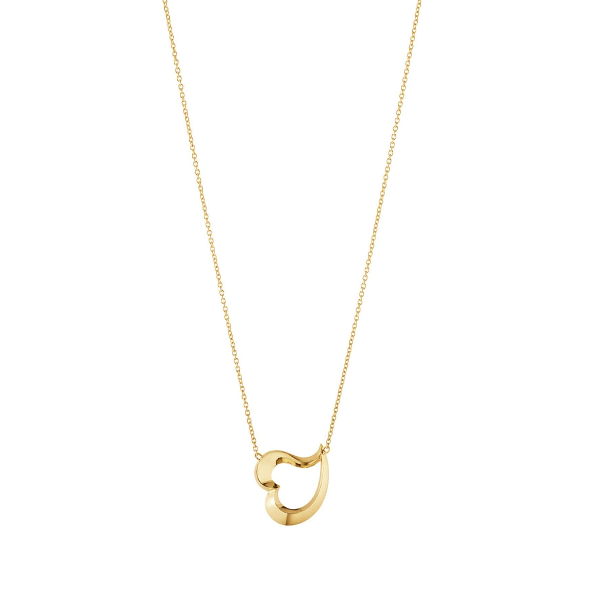 Georg Jensen Jewellery Georg Jensen 18ct Yellow Gold Heart Pendant (20001068)