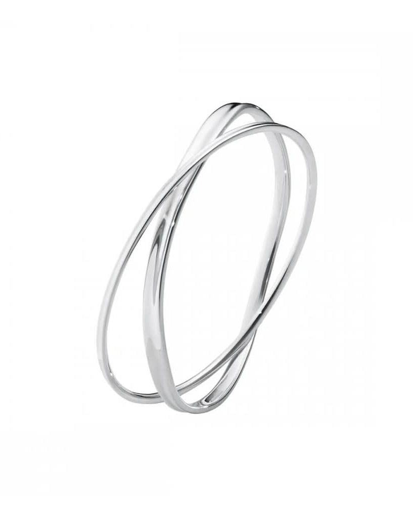 Georg Jensen Jewellery Georg Jensen Silver Marcia Double Bangle 3531311