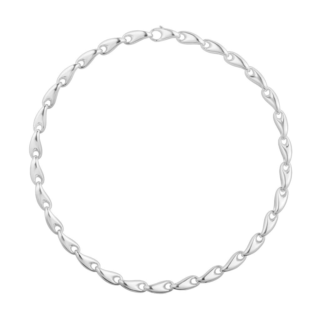 Georg Jensen Jewellery Georg Jensen Silver Reflect Necklace Medium 20001178