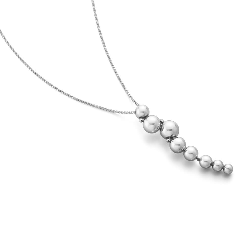 Georg Jensen Jewellery Georg Jensen Sterling Silver Moonlight Grapes Pendant 20000661