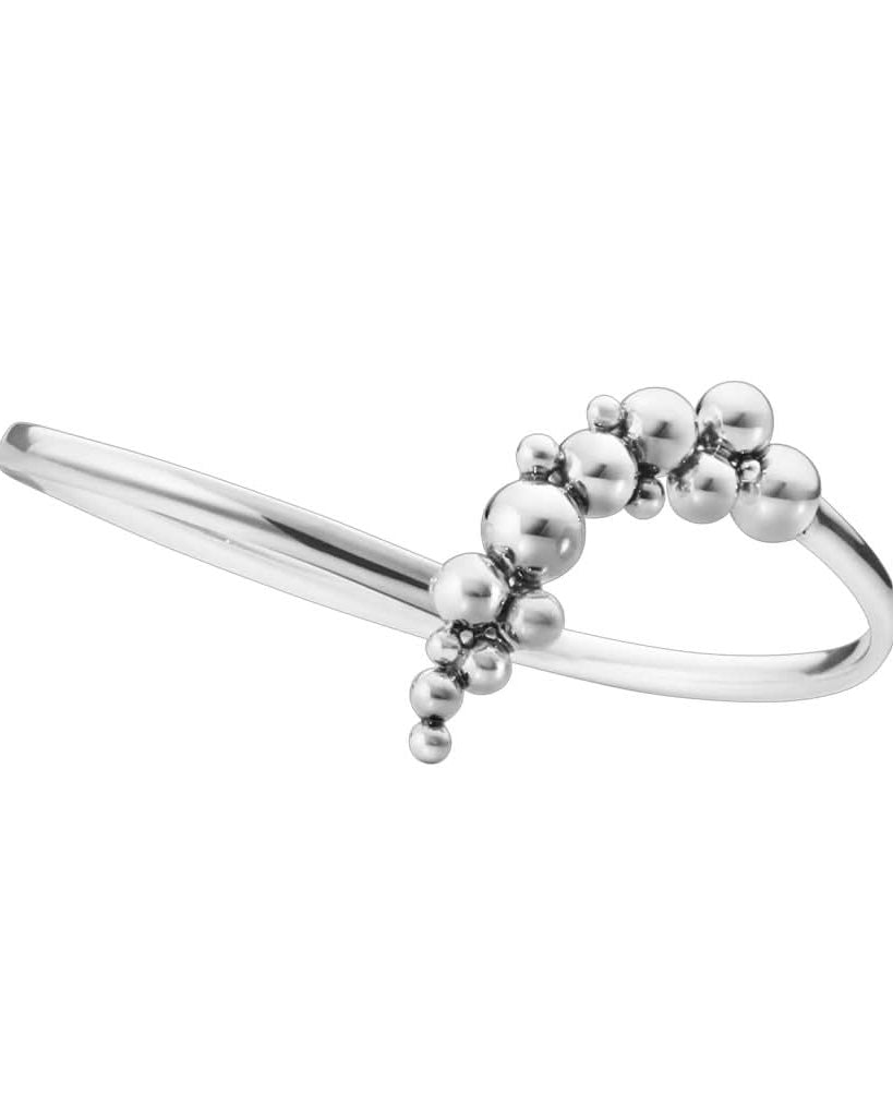 Georg Jensen Jewellery Medium Georg Jensen Silver Moonlight Grapes Slim Bangle 20001417