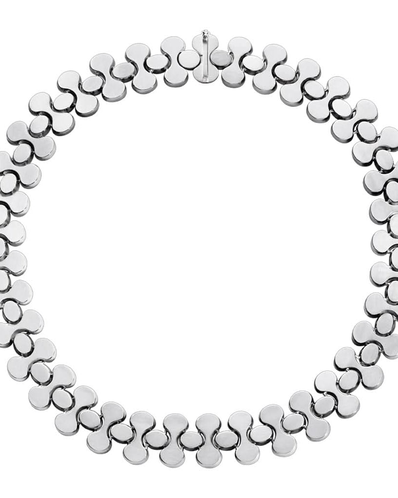 Georg Jensen Jewellery Medium/Large Georg Jensen Silver Archive Link Necklace 20000567