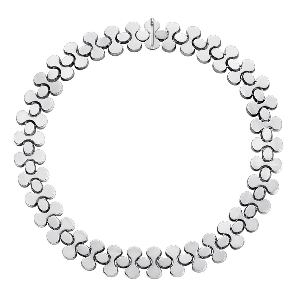 Georg Jensen Jewellery Medium/Large Georg Jensen Silver Archive Link Necklace 20000567
