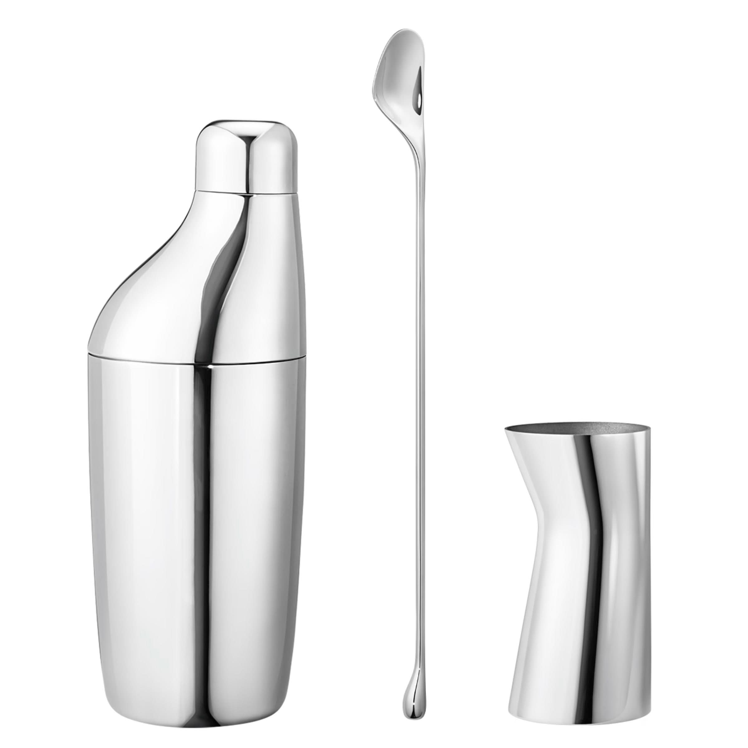 Georg Jensen Silverware Homewares Gifts Georg Jensen Sky 3-Piece Cocktail Shaker Set