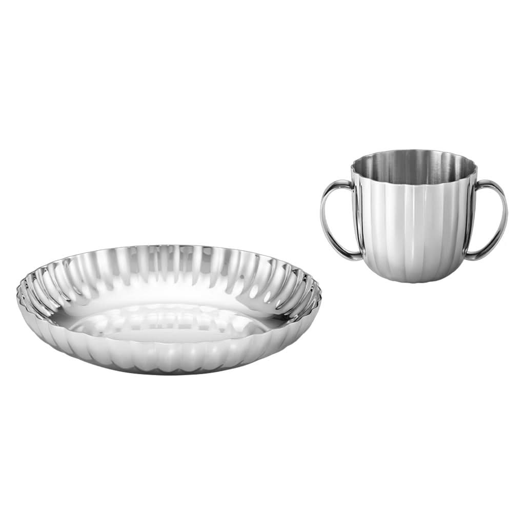Georg Jensen Silverware Homewares Gifts Georg Jensen Stainless Steel Bernadotte Child 2 Piece Set