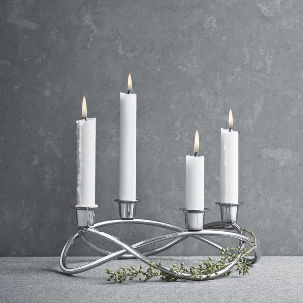 Georg Jensen Silverware Homewares Gifts Georg Jensen Stainless Steel Season Candle Holder 3586511