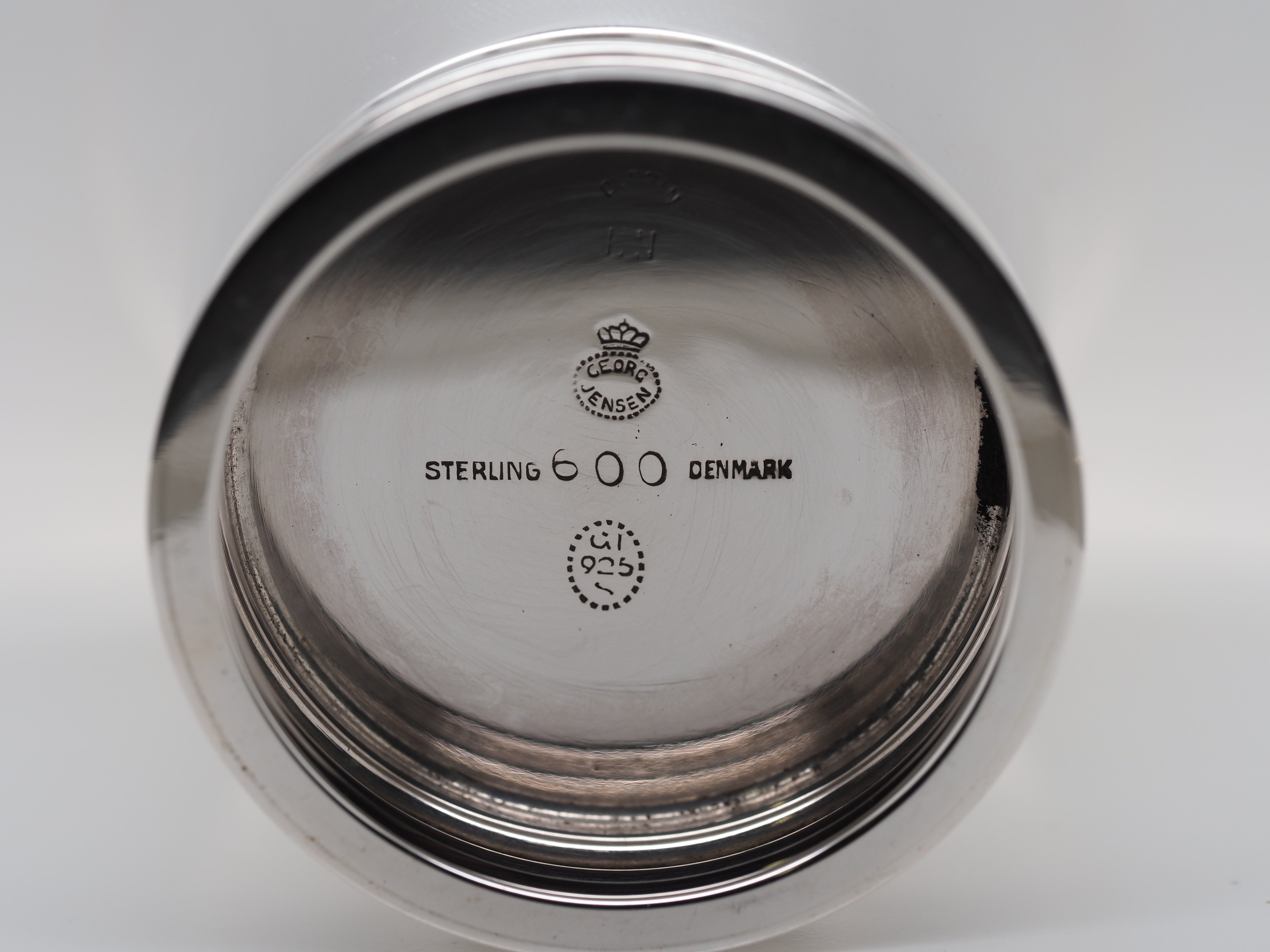 Georg Jensen Silverware Homewares Gifts Georg Jensen Sterling Silver Art Deco Drinking Cups, Circa 1926