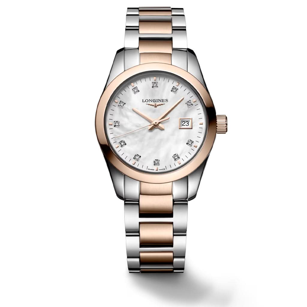 Longines Luxury Watch A LONGINES CONQUEST CLASSIC Quartz Date Watch on Bracelet L2.286.3.87.7