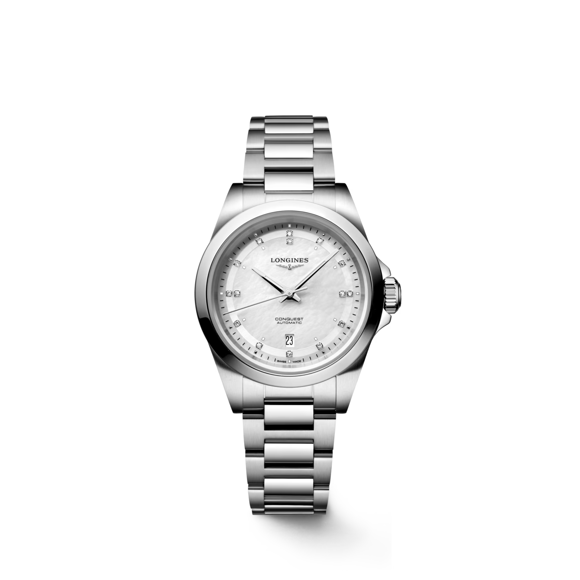Longines Luxury Watch CONQUEST LADIES AUTOMATIC STAINLESS STEEL L3.320.4.87.6