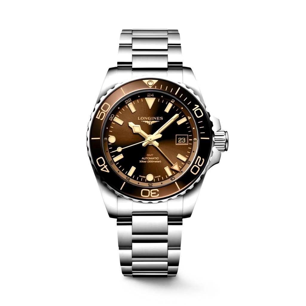 Longines Luxury Watch LONGINES HYDROCONQUEST GMT Automatic Watch L3.790.4.66.6