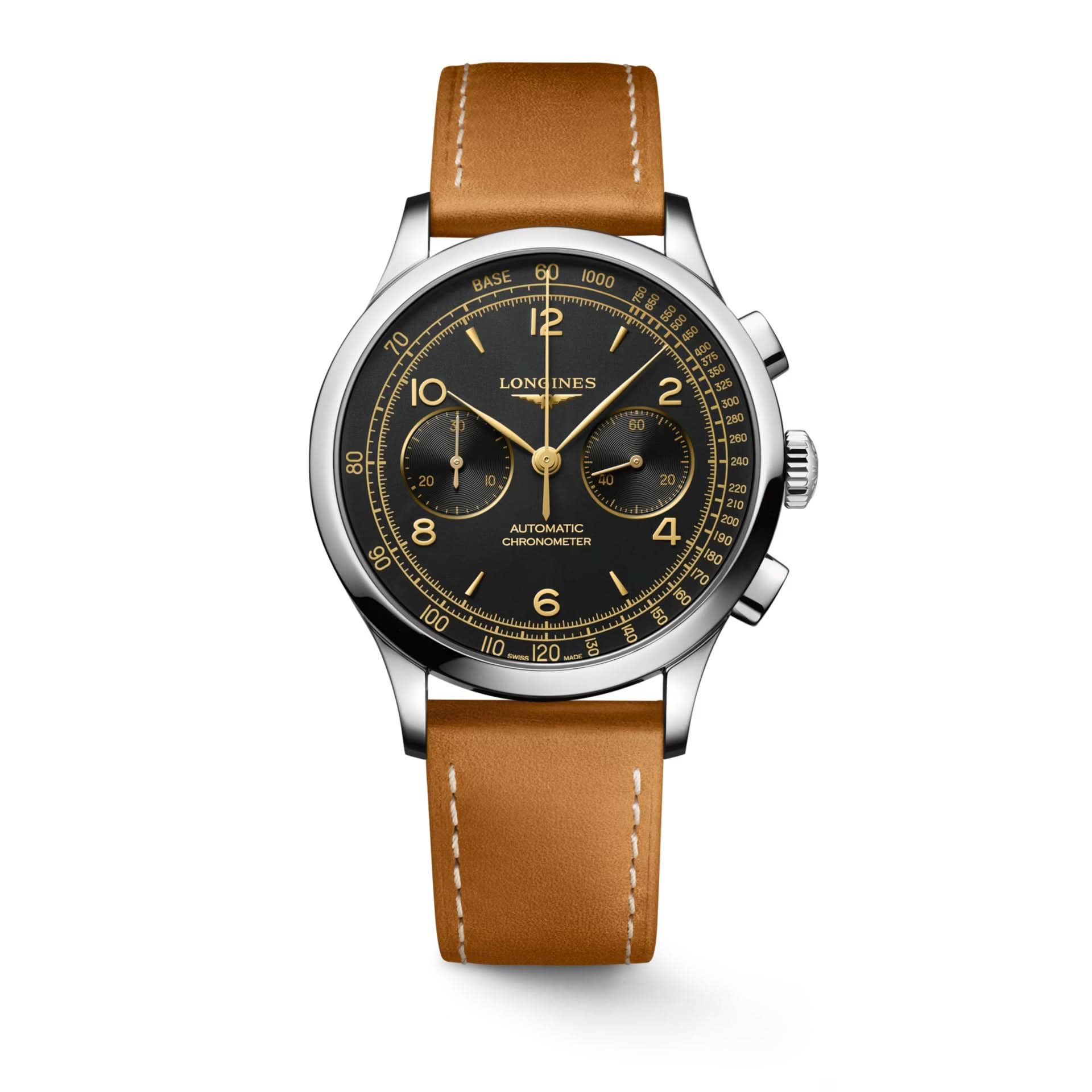 Longines Luxury Watch LONGINES RECORD Automatic Chronograph Watch L2.921.4.56.2