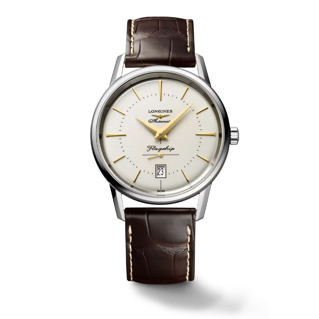 Longines Luxury Watches LONGINES FLAGSHIP HERITAGE Steel Gents Automatic Watch L4.795.4.78.2