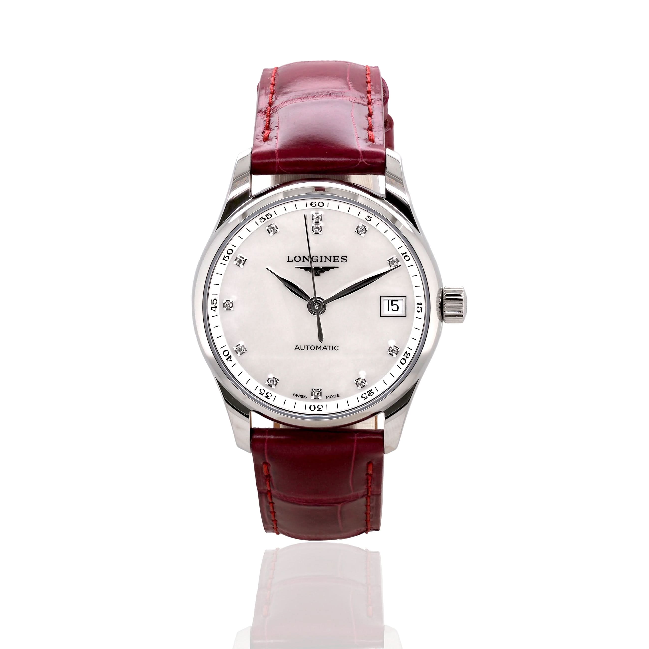 Longines Luxury Watches LONGINES MASTER COLLECTION Diamond Dot Steel Automatic Watch L23574872