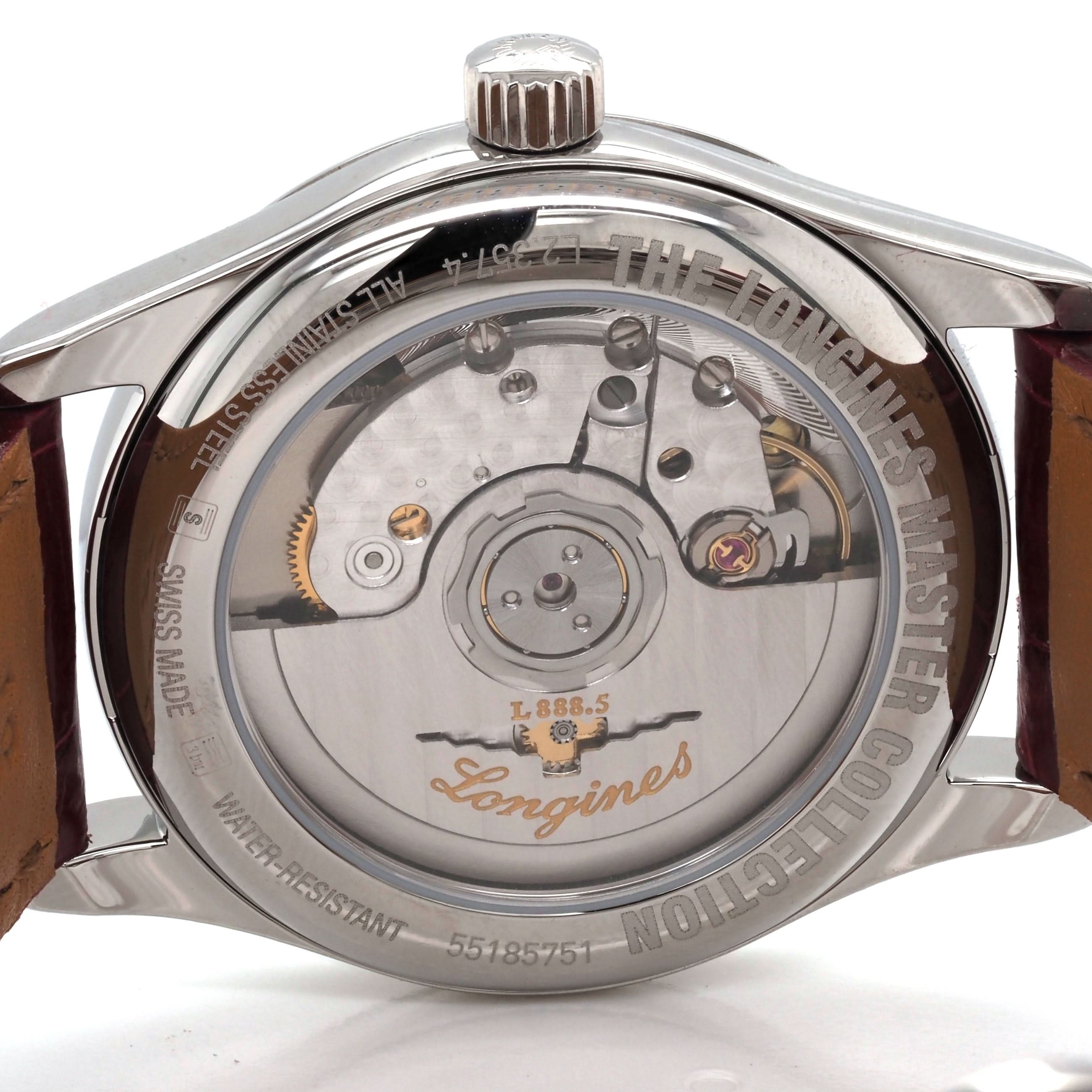 Longines Luxury Watches LONGINES MASTER COLLECTION Diamond Dot Steel Automatic Watch L23574872