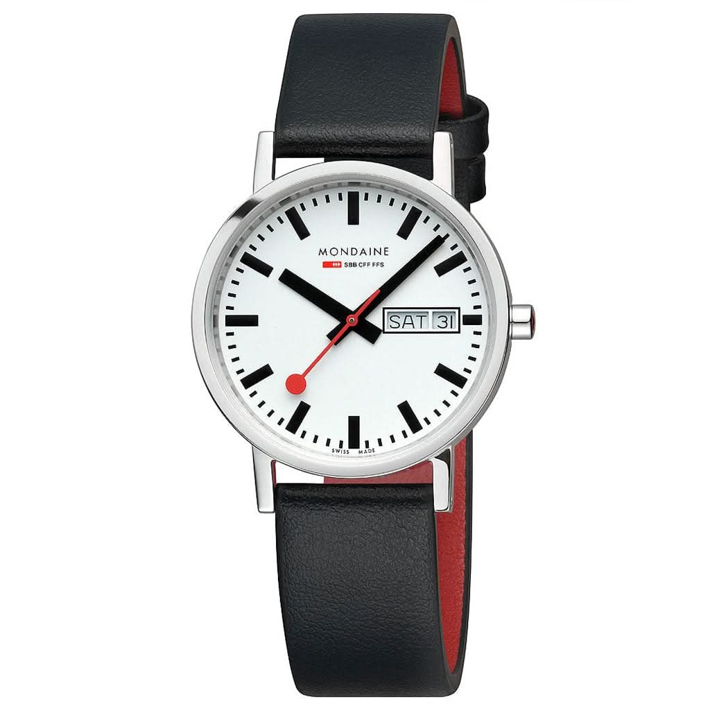 Mondaine Luxury Watches Mondaine Classic Day Date Quartz Watch A667.30314.11SBBV