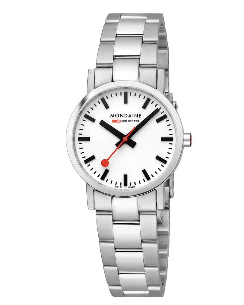 Mondaine Luxury Watches Mondaine Classic Stainless Steel Bracelet Watch A658.30323.11SBJ