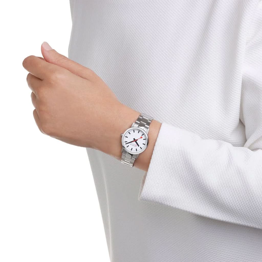 Mondaine Luxury Watches Mondaine Classic Stainless Steel Bracelet Watch A658.30323.11SBJ