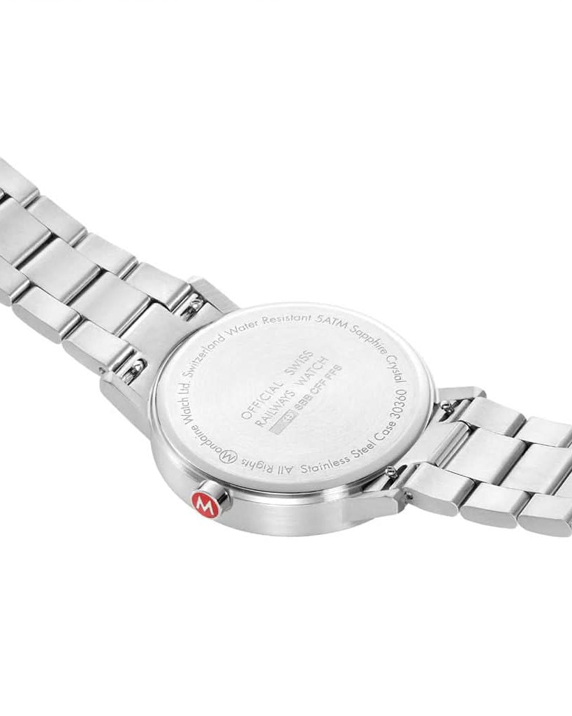 Mondaine Luxury Watches Mondaine Classic Stainless Steel Bracelet Watch A660.30360.11SBJ