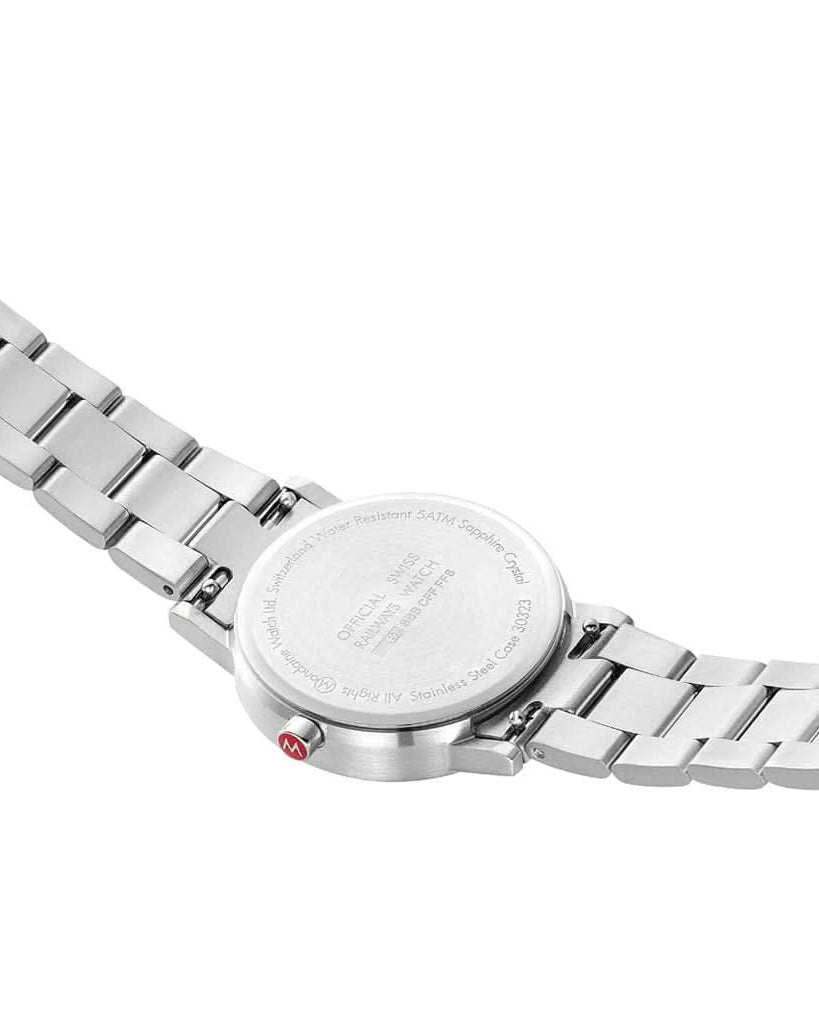 Mondaine Luxury Watches Mondaine Classic Stainless Steel Bracelet Watch With Grey Dial A658.30323.80SBJ