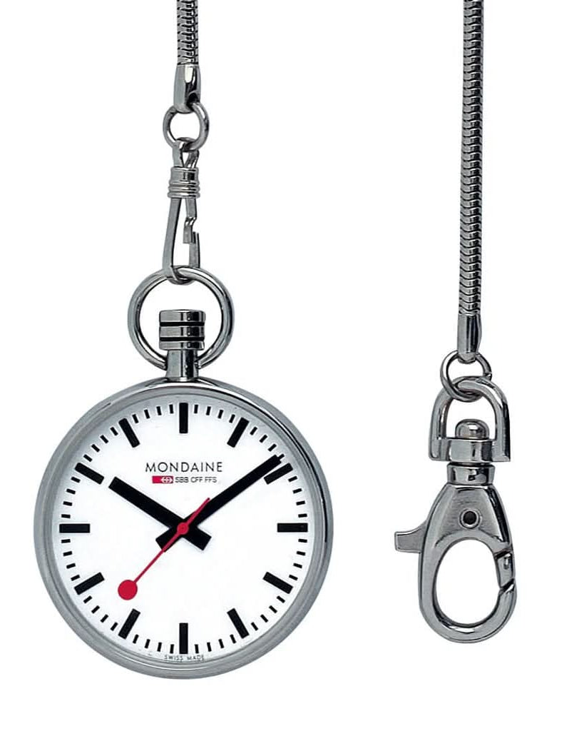 Mondaine Luxury Watches Mondaine Stainless Steel Pocket Watch A660.30316.11SBB