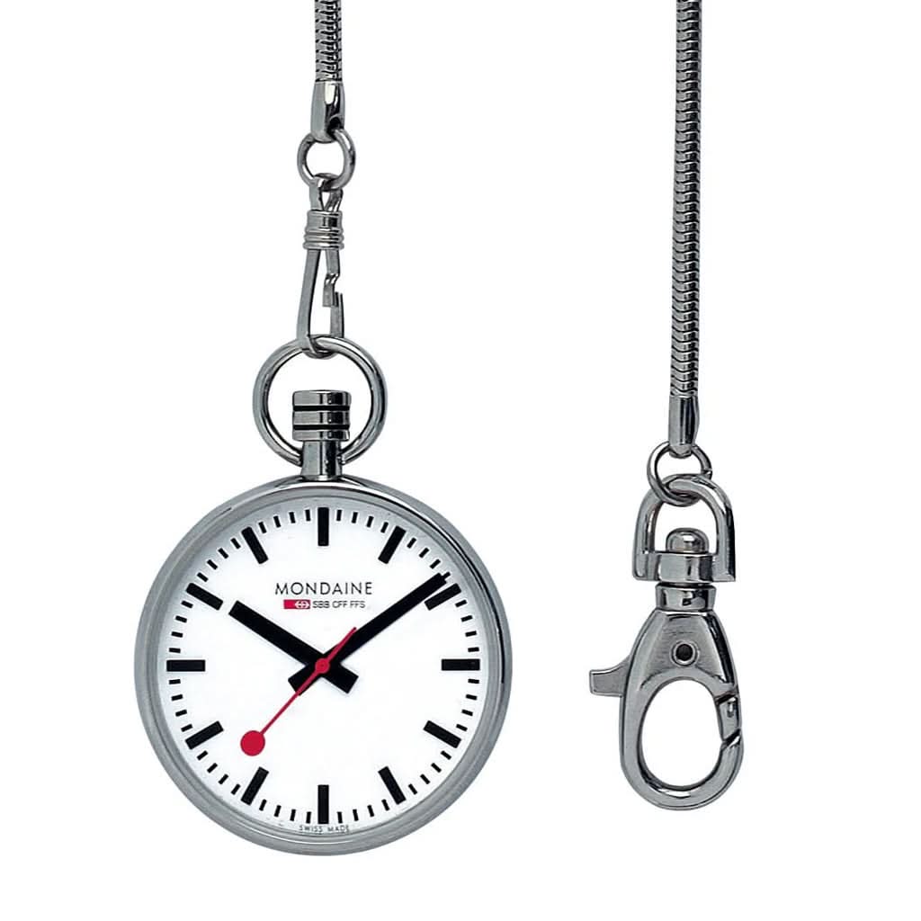 Mondaine Luxury Watches Mondaine Stainless Steel Pocket Watch A660.30316.11SBB