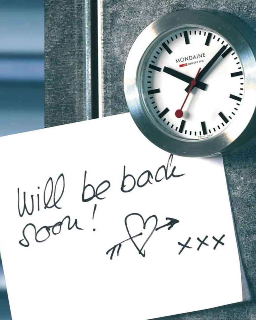 Mondaine Watch Accessory Mondaine Magnetic Table Clock 50mm A660.30318.81SBB