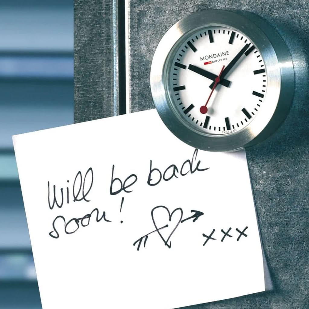 Mondaine Watch Accessory Mondaine Magnetic Table Clock 50mm A660.30318.81SBB